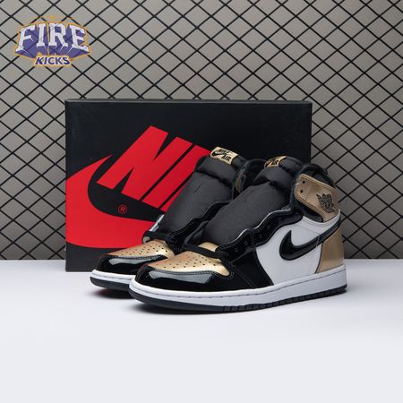 Jordan 1 Retro High NRG Patent Gold Toe Men's