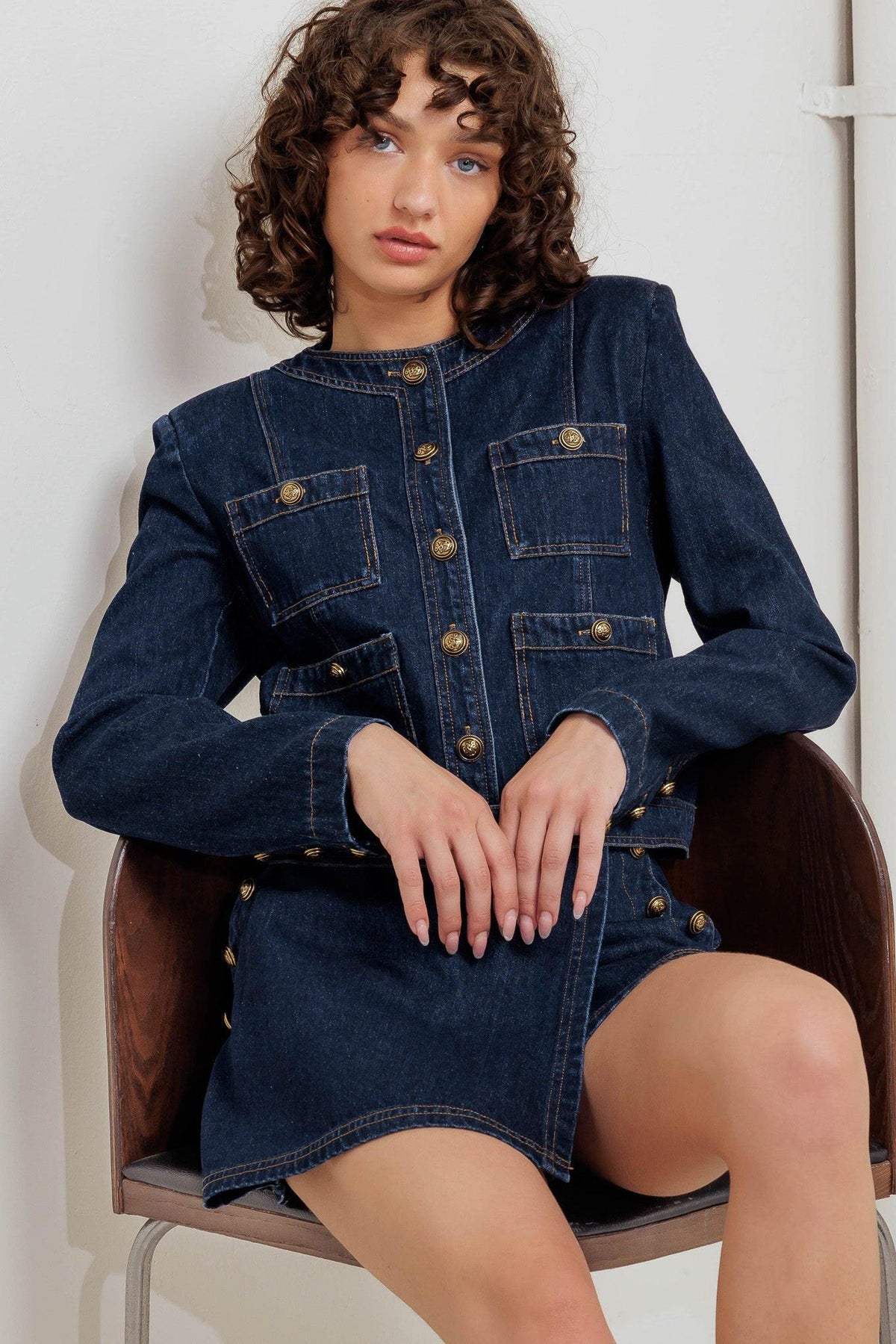 GLAM CODE DENIM JACKET