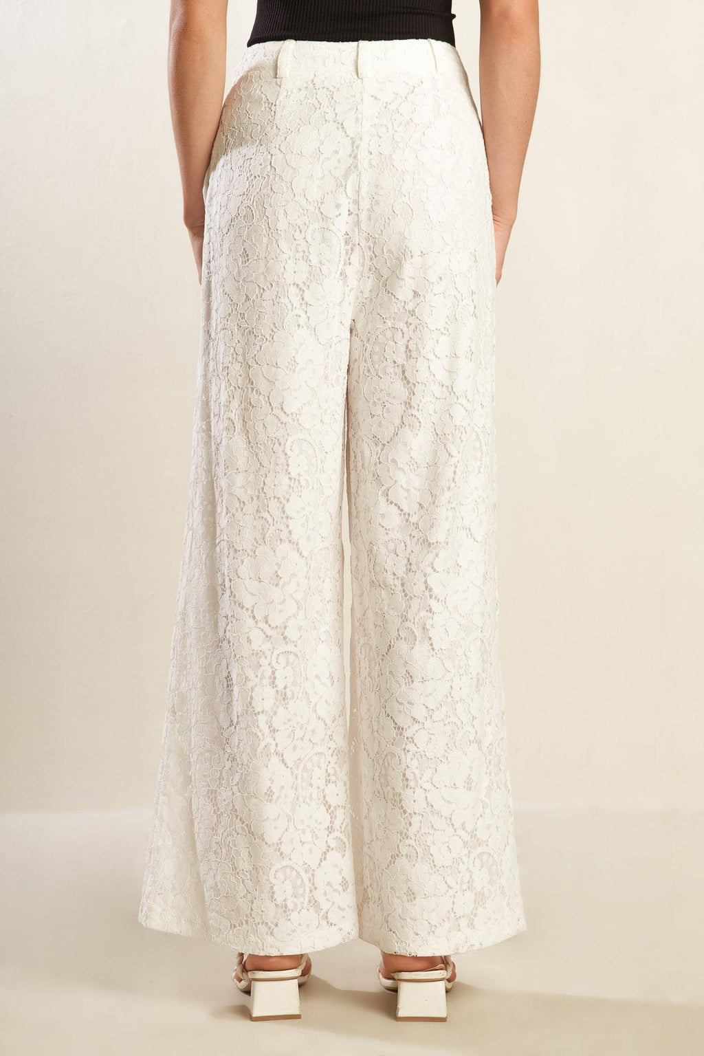 WE TRUST YOU WOVEN LACE PANTS