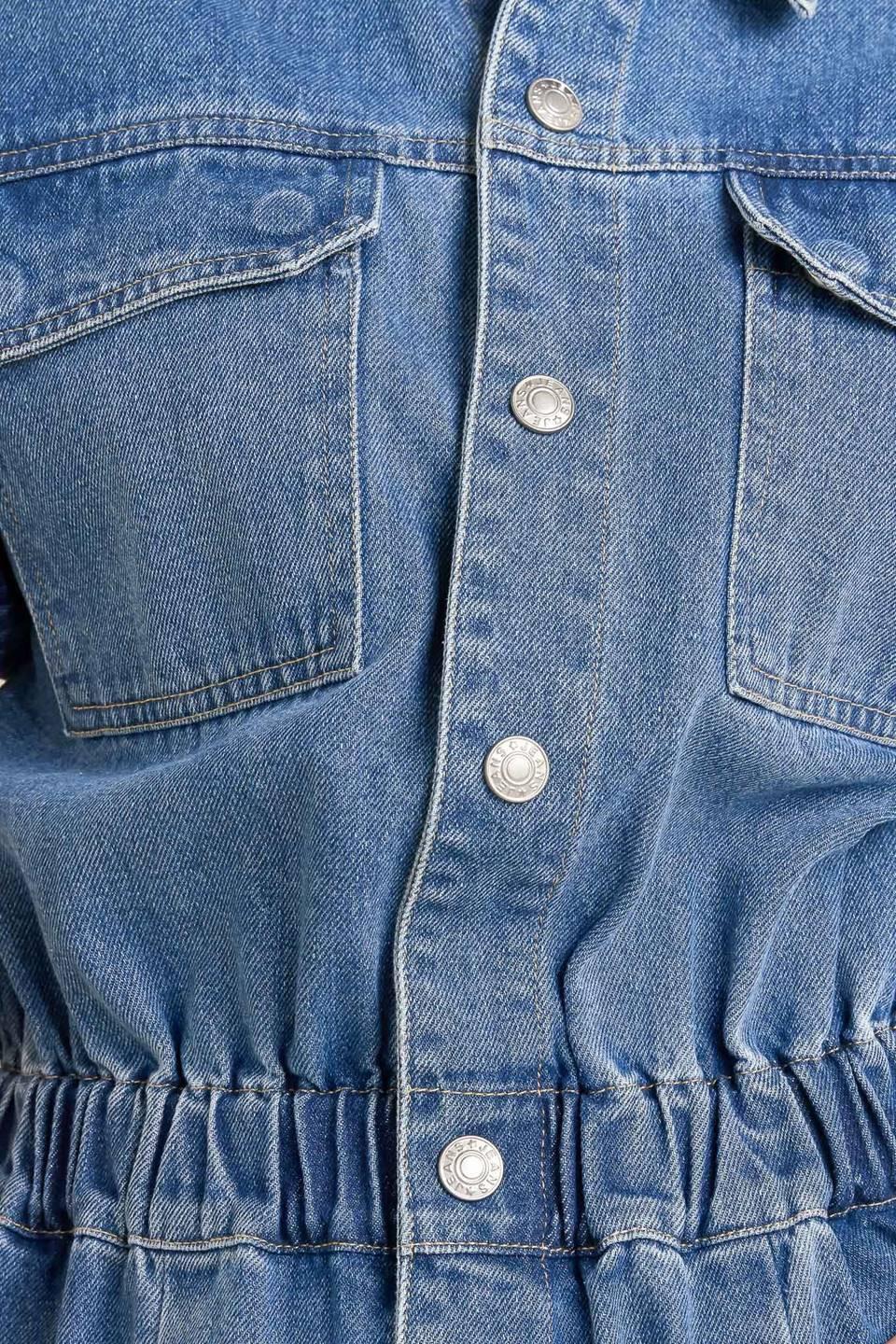 RELAX UTILITY DENIM JUMPSUIT