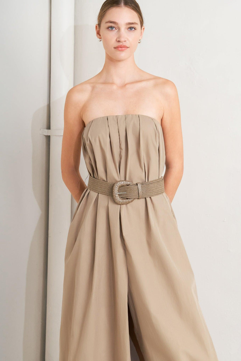 QUIET SENSUALITY WOVEN JUMPSUIT