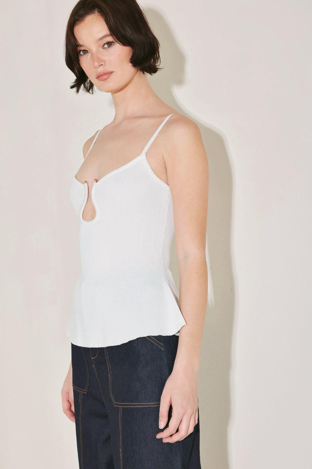AFTER HOURS ICON SWEATER KNIT CAMI TOP