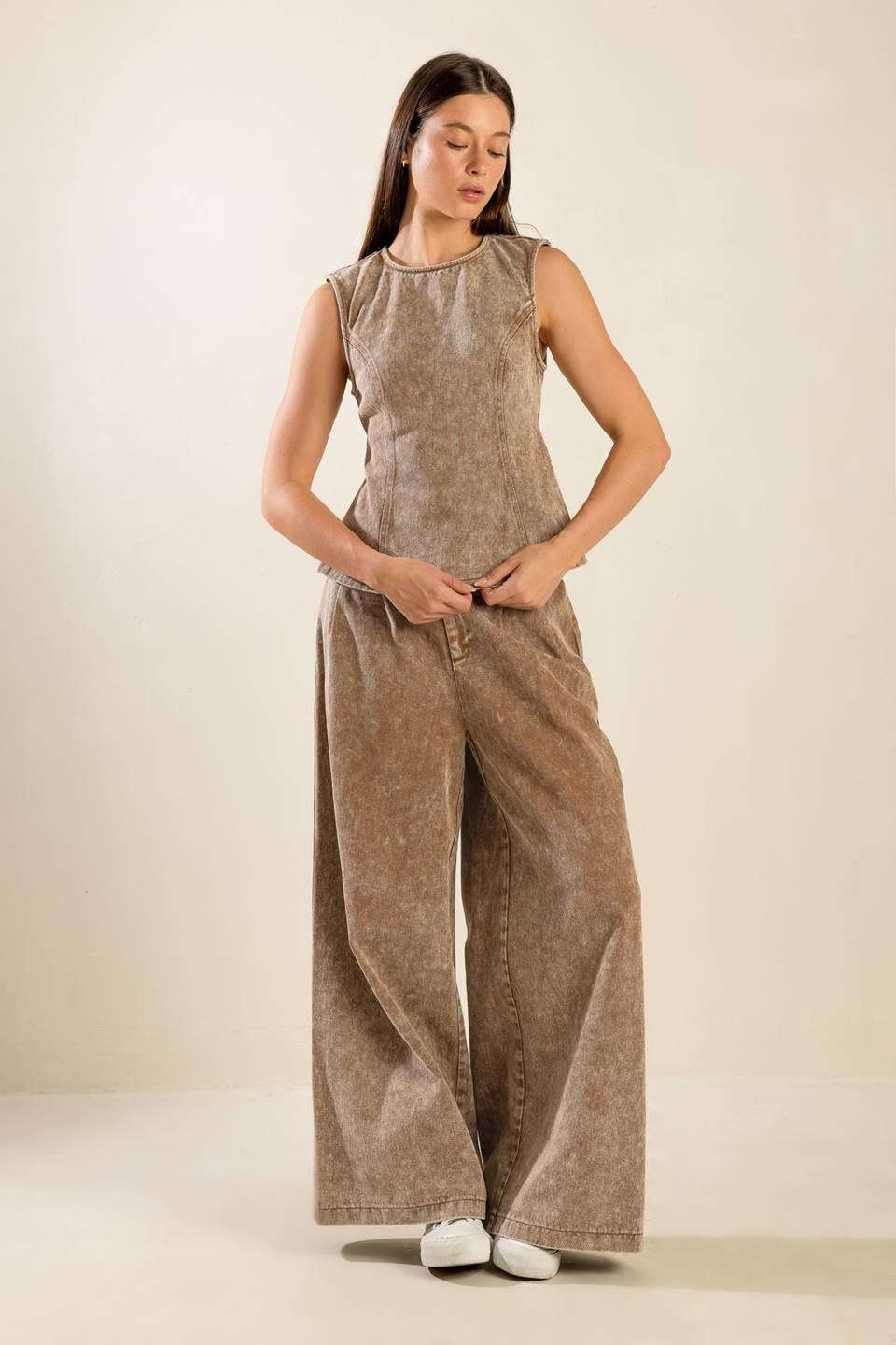 SAFE TO SAY TWILL TOP