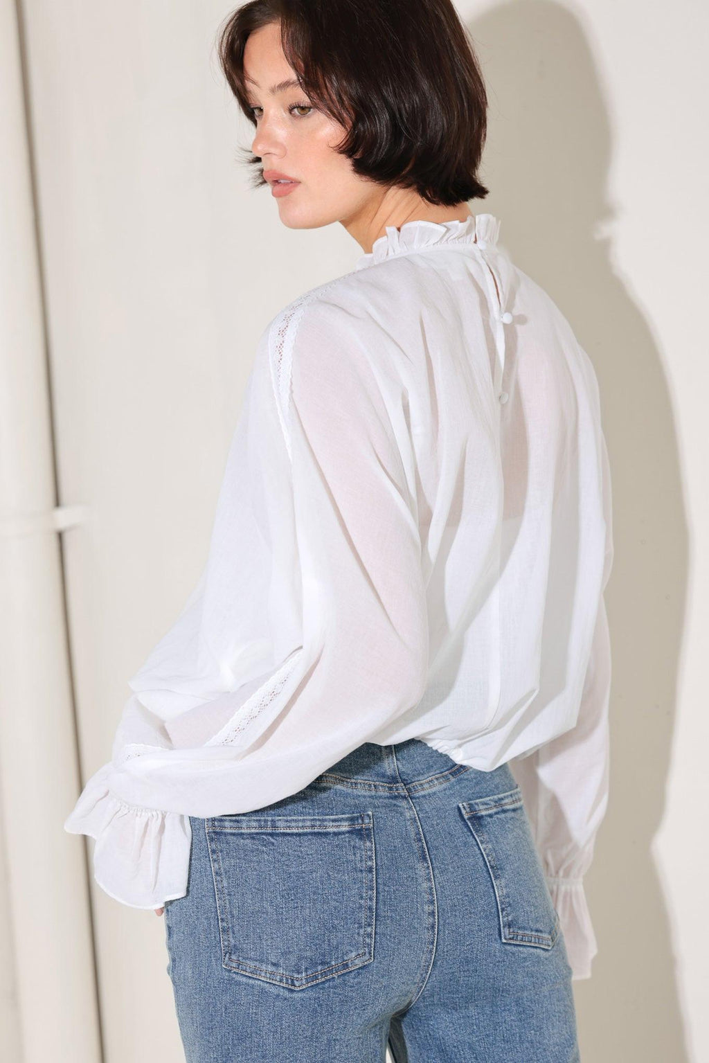 PURE ROMANCE WOVEN TOP