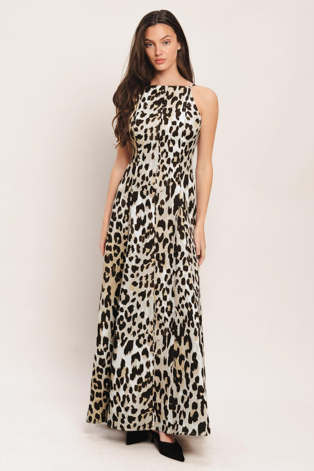 SAVAGE ELEGANCE WOVEN MAXI DRESS