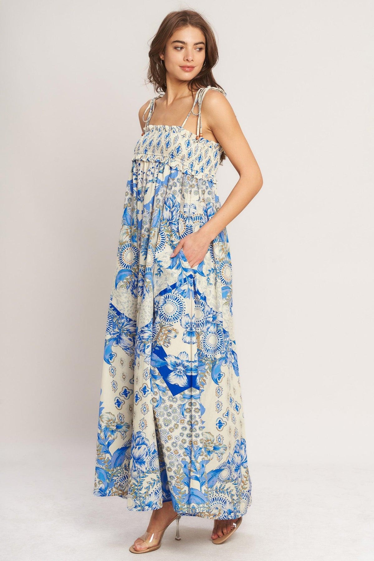 COASTAL DREAM WOVEN MAXI DRESS