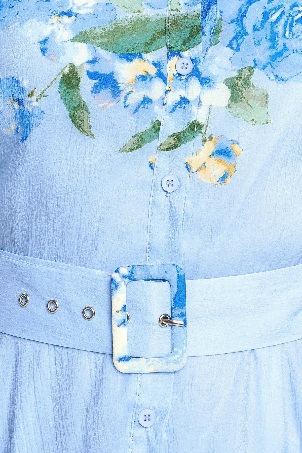SPRINGTIME SWEETHEART WOVEN MIDI DRESS
