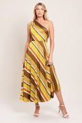 SOFT SUNSHINE WOVEN MIDI DRESS