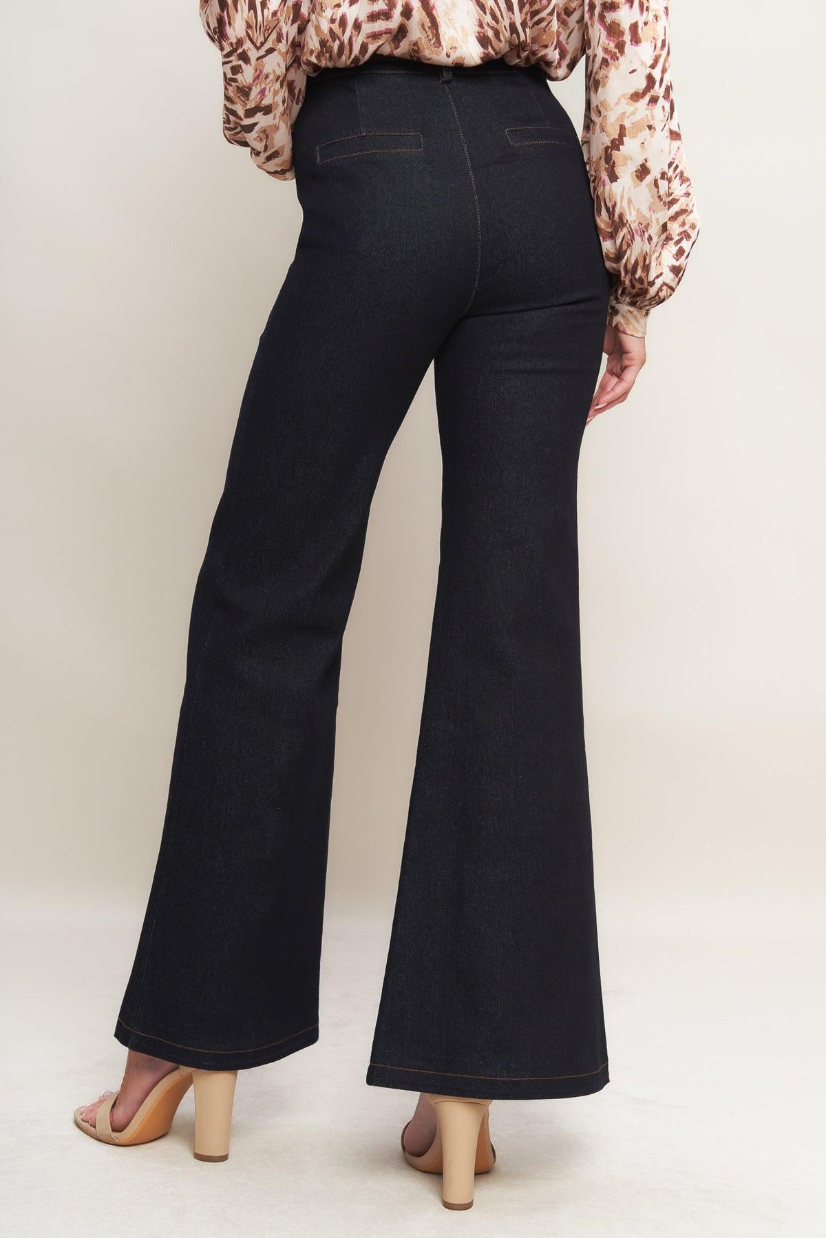ICONIC FLARE DENIM PANTS