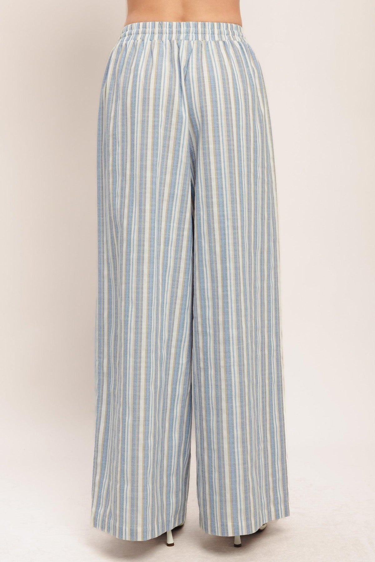 COASTAL DAY STRIP WOVEN PANTS
