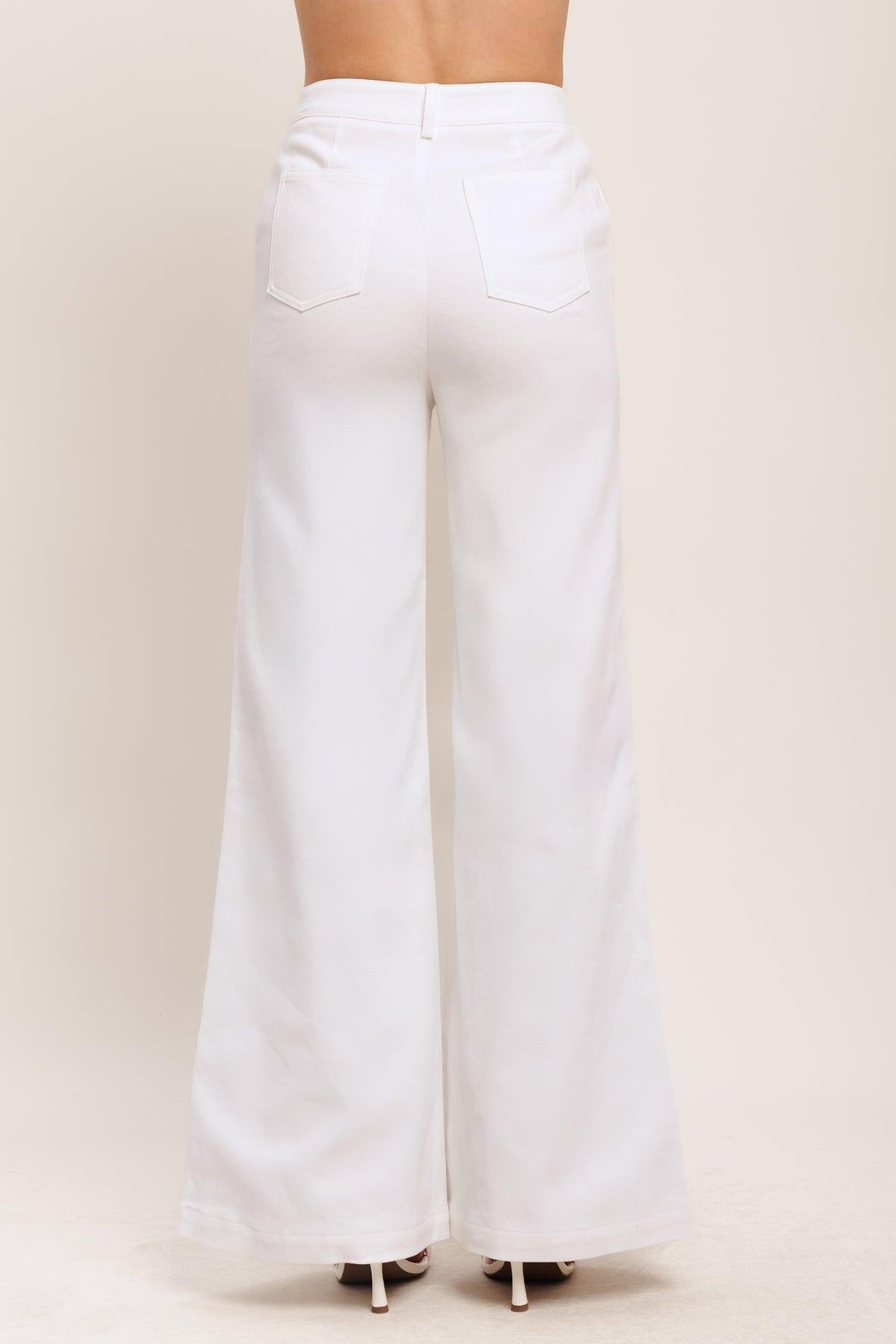 OPEN ROAD WHITE WOVEN PANTS