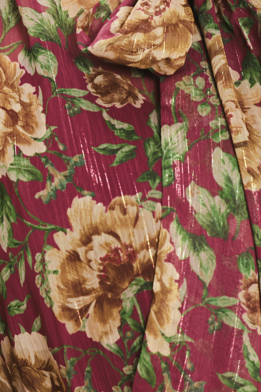 WHISPERING GARDEN WOVEN TOP