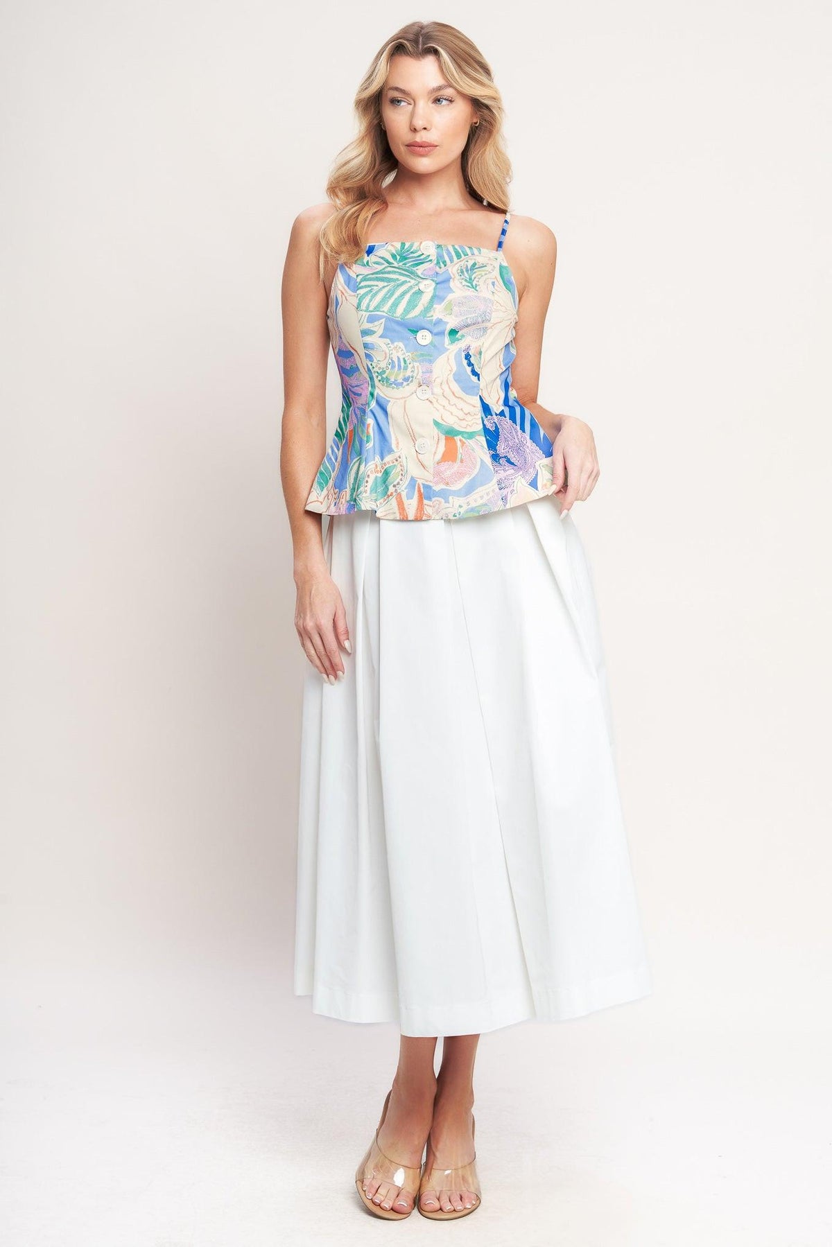 MADE FOR DAYDREAMS WOVEN TOP