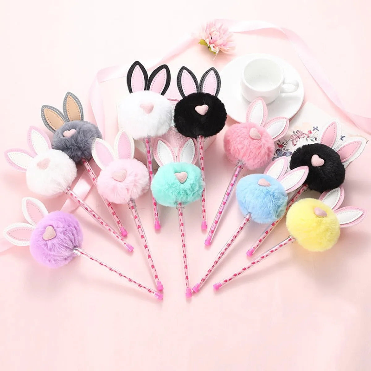 1X Candy Plush Rabbit Gel Pen