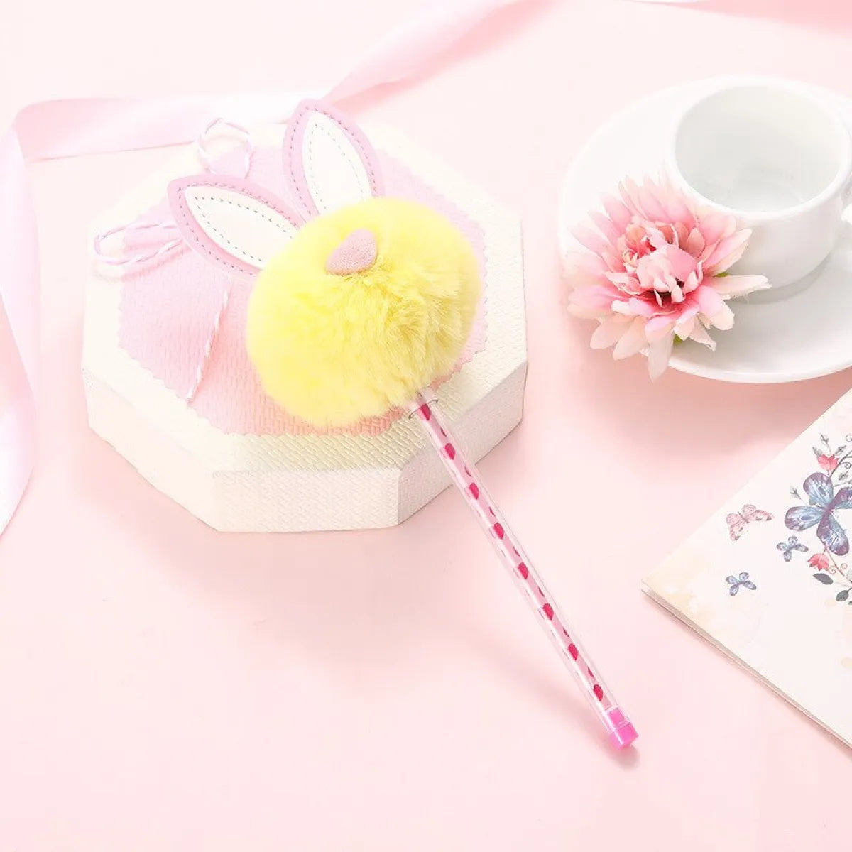1X Candy Plush Rabbit Gel Pen