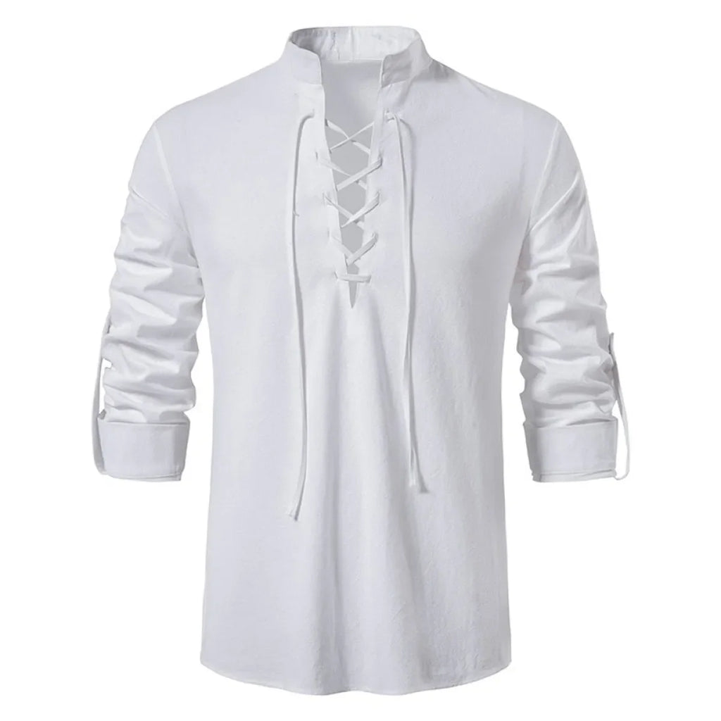 Men's Cotton Linen Tee Shirt