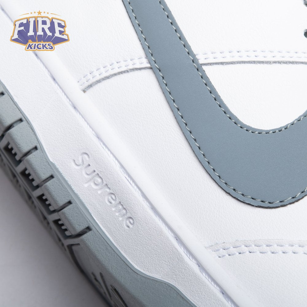 Nike SB Dunk Low 94 White Metallic Silver HQ8487-100 Unisex