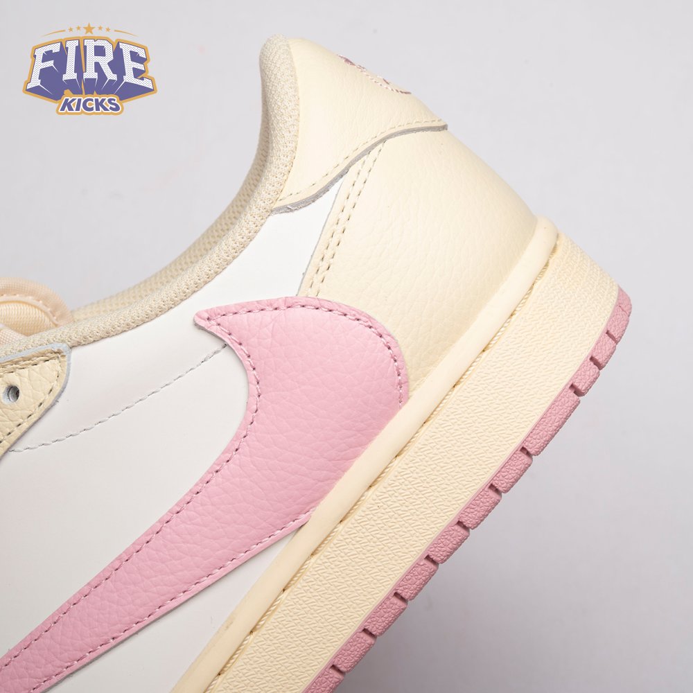 Jordan 1 Retro Low OG SP Travis Scott Shy Pink IQ7604-100 Unisex