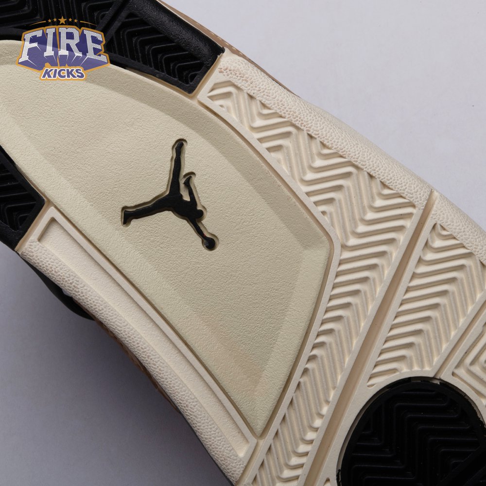 Jordan 4 Retro Fossil AQ9129-200 Unisex