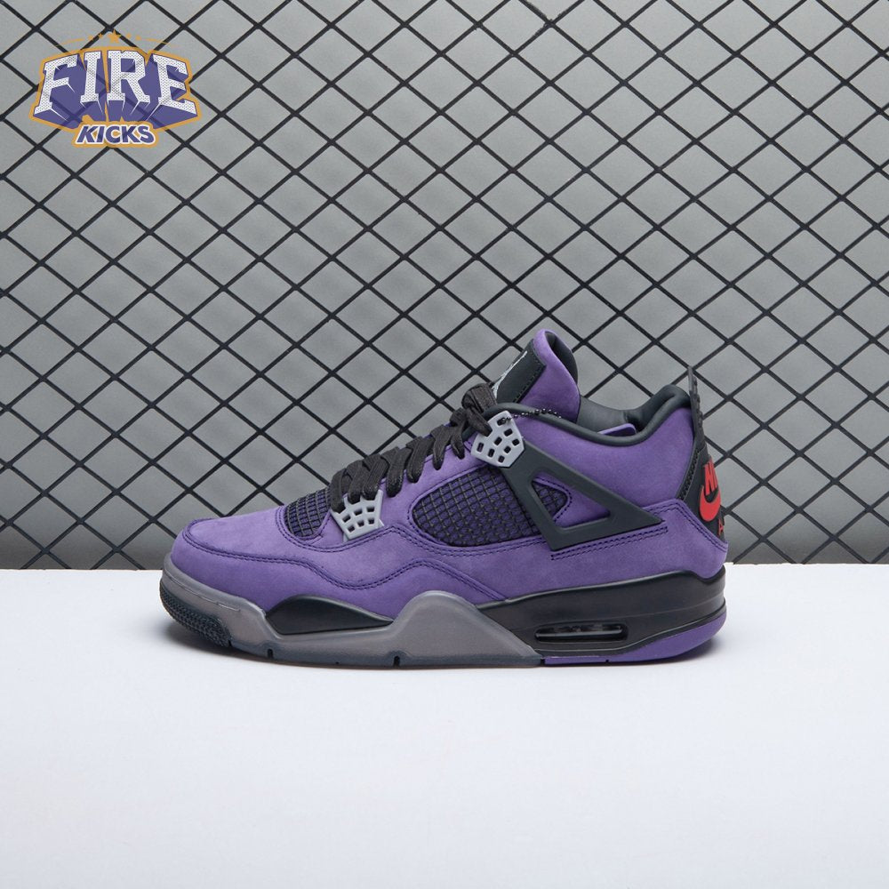 Air jordan 4 x Travis Scott Purple Unisex