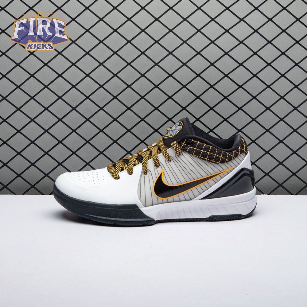 Nike Kobe 4 Protro White Black Del Sol AV6339-101 Men's