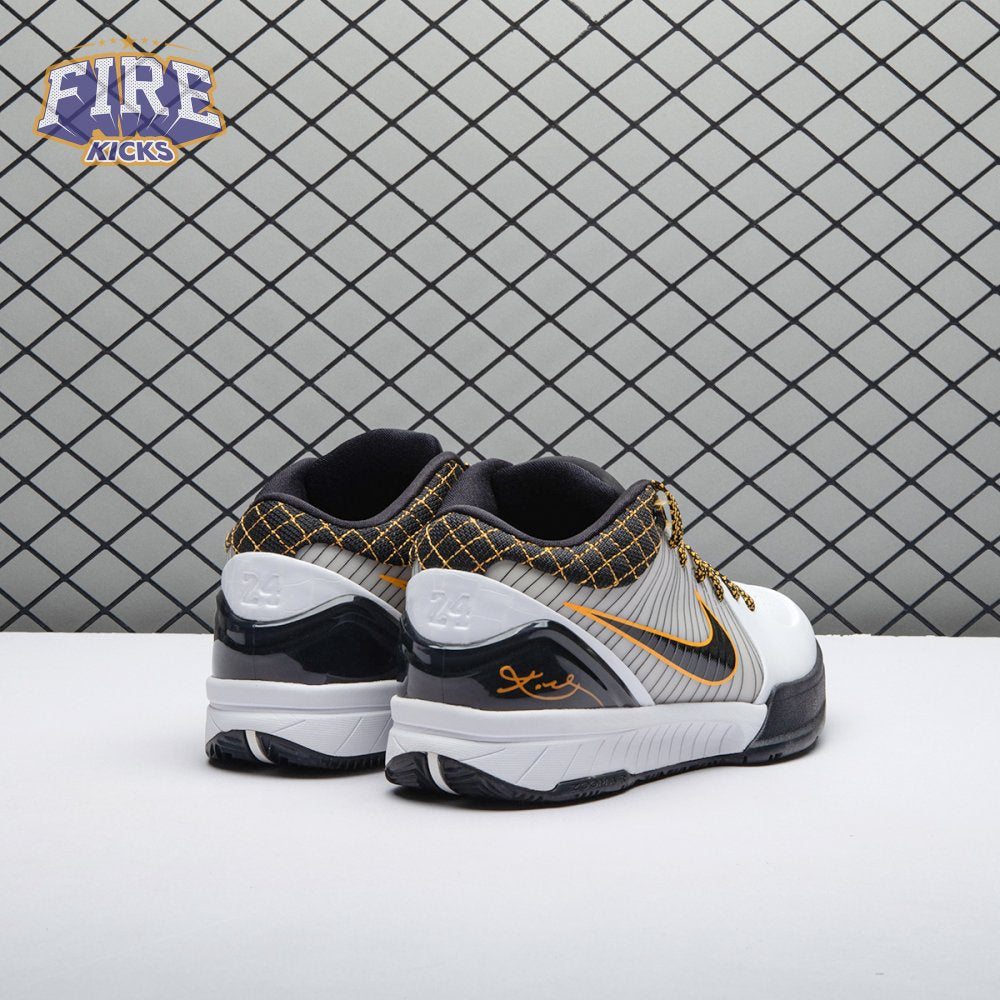 Nike Kobe 4 Protro White Black Del Sol AV6339-101 Men's