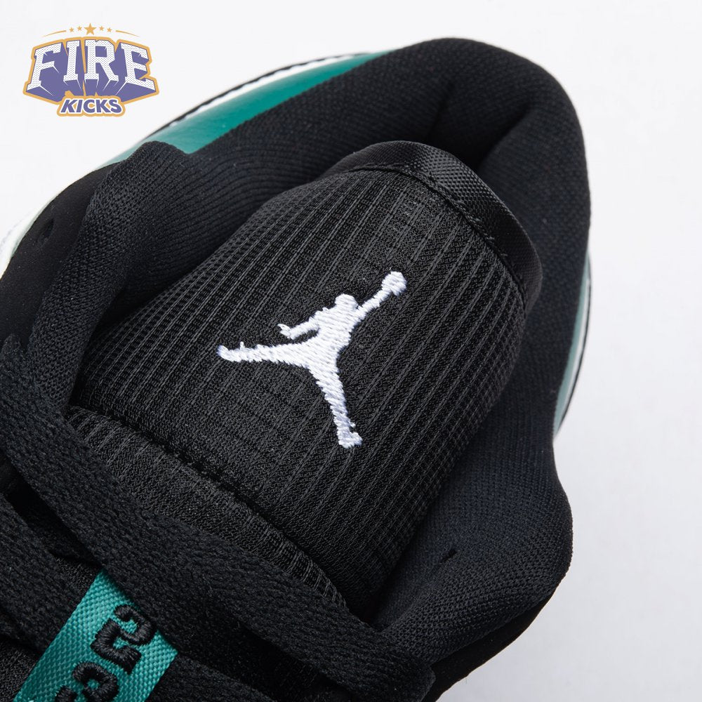 Jordan 1 Low White Black Mystic Green 553558-113 Unisex