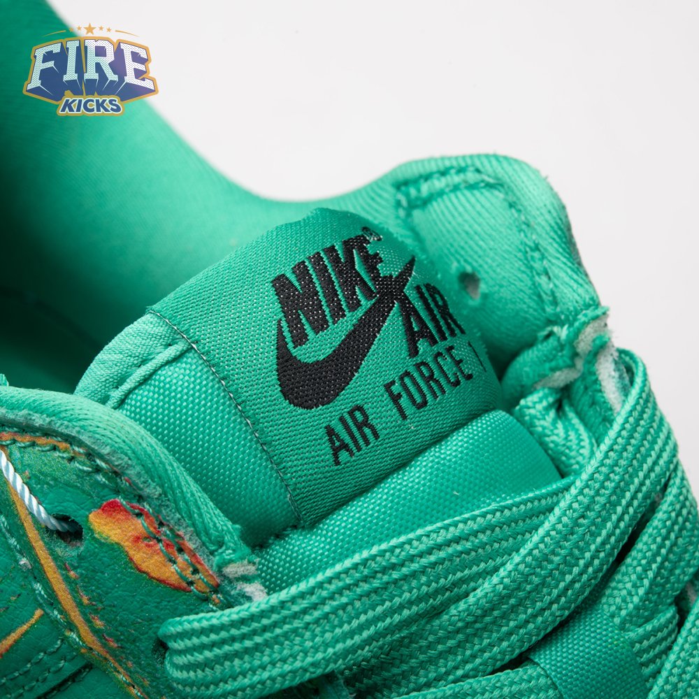 Nike Air Force 1 Low '07 Stadium Green Crimson IB6834-300 Unisex