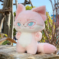 Kawaii Emotion Wolf Plush Toy - Cute Stuffed Wolf Doll