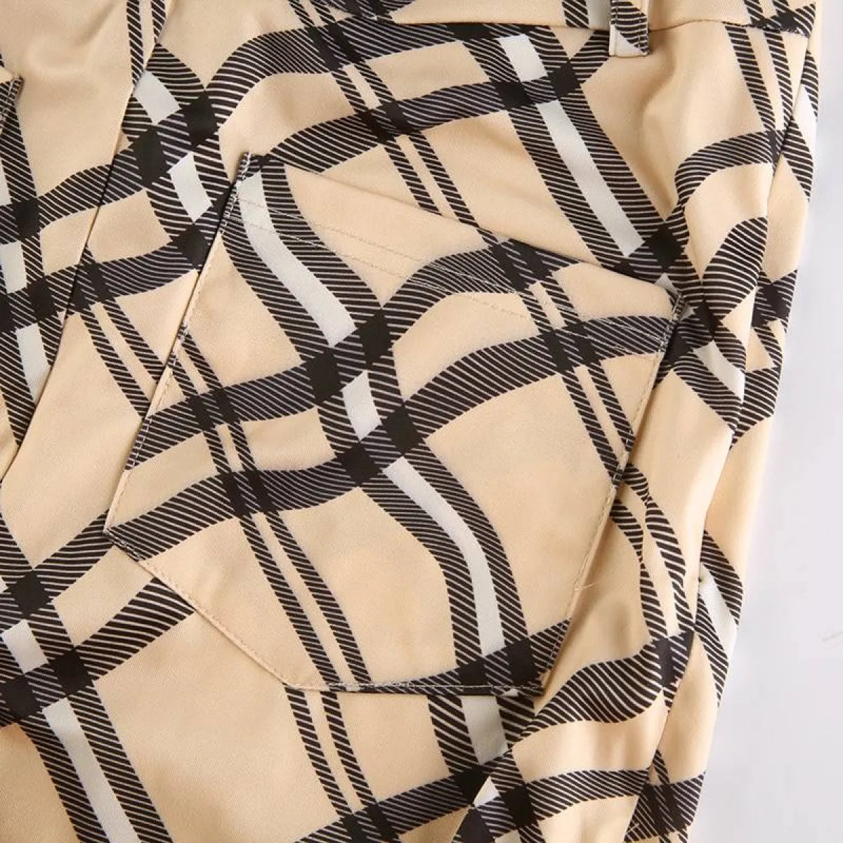 Harajuku Plaid Pattern Pants