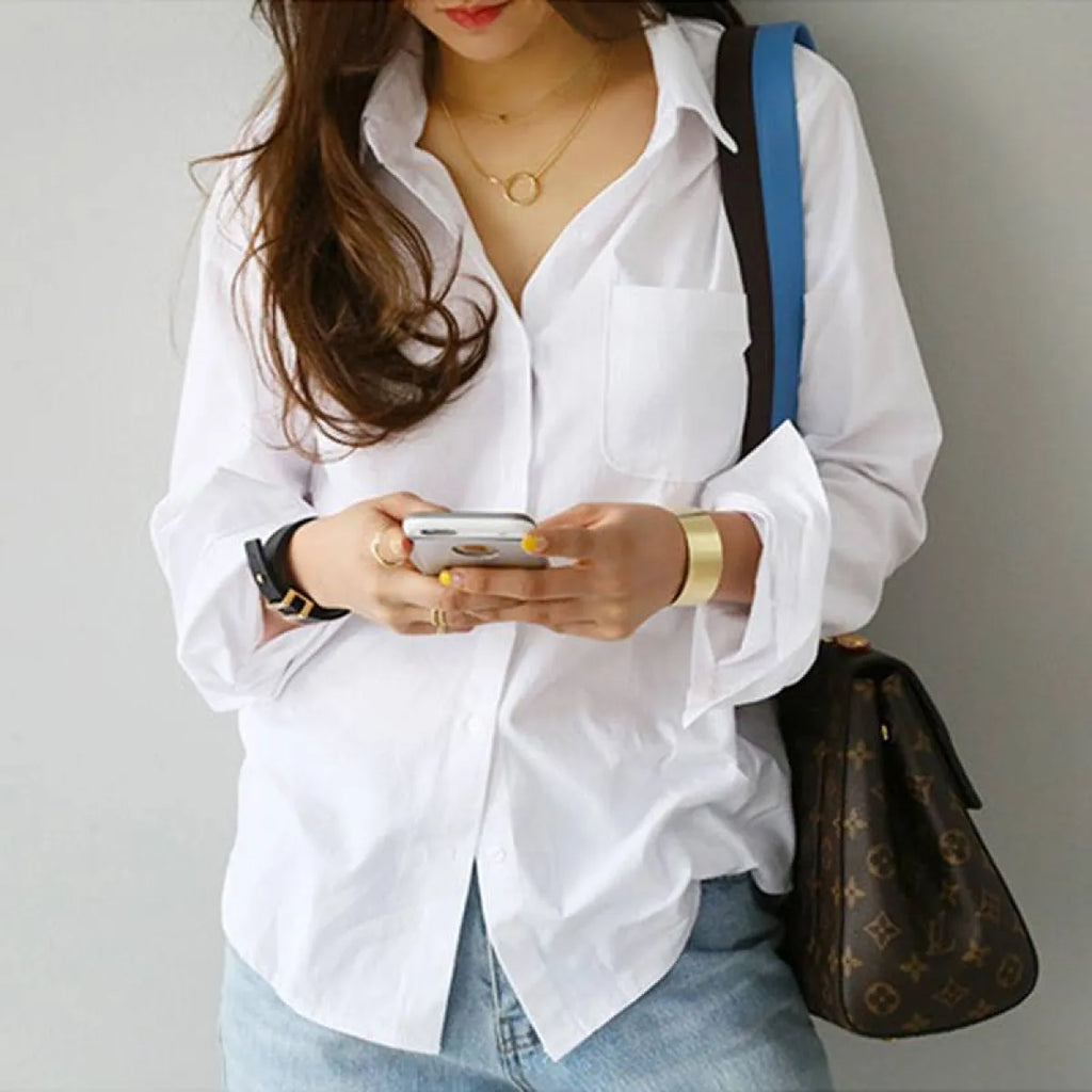 White Summer Blouse