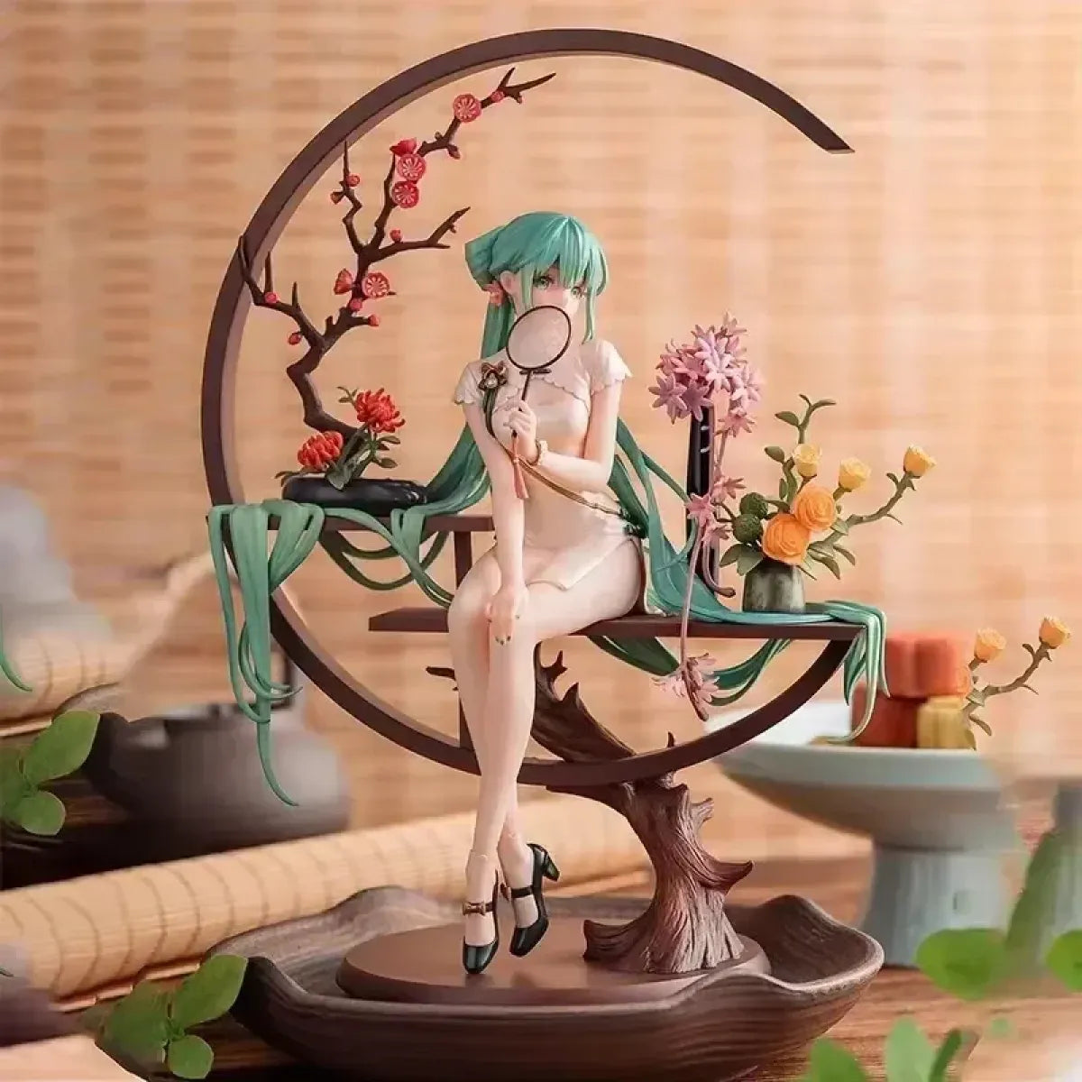 25cm Myethos Hatsune Miku Shaohua Cheongsam PVC Statue