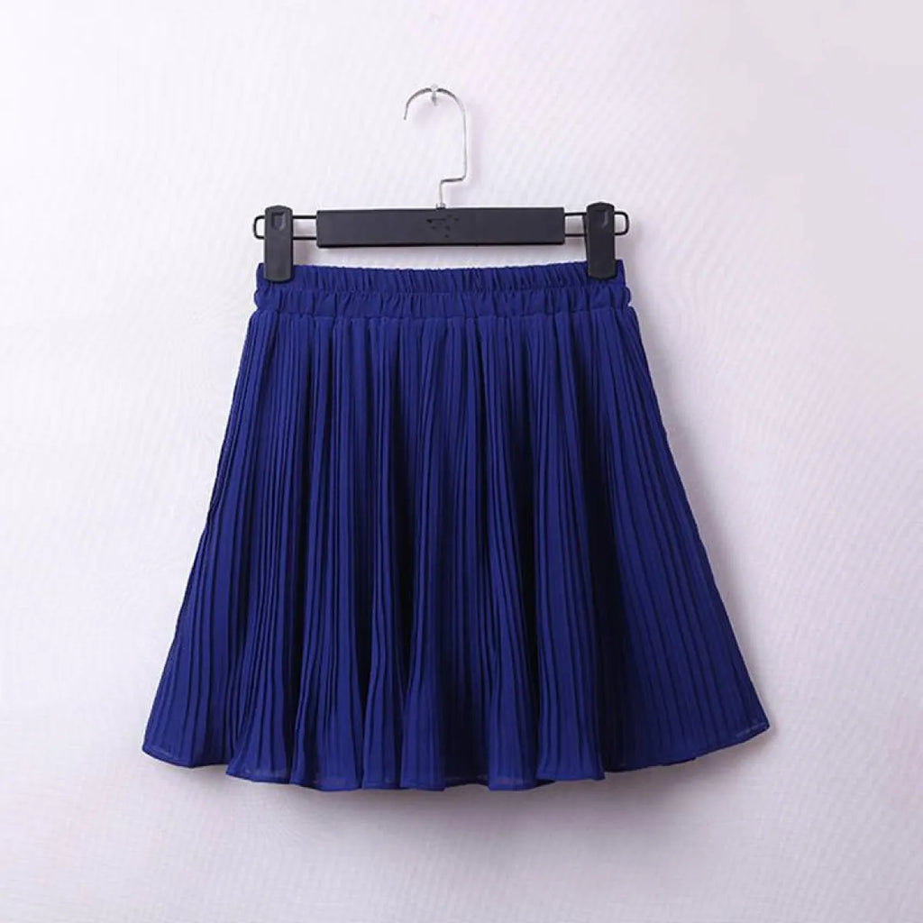 Pleated Mini Skirt Tulle