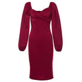 Off Shoulder Lantern Sleeve Dress