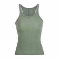 Solid Ribbed Tank Top