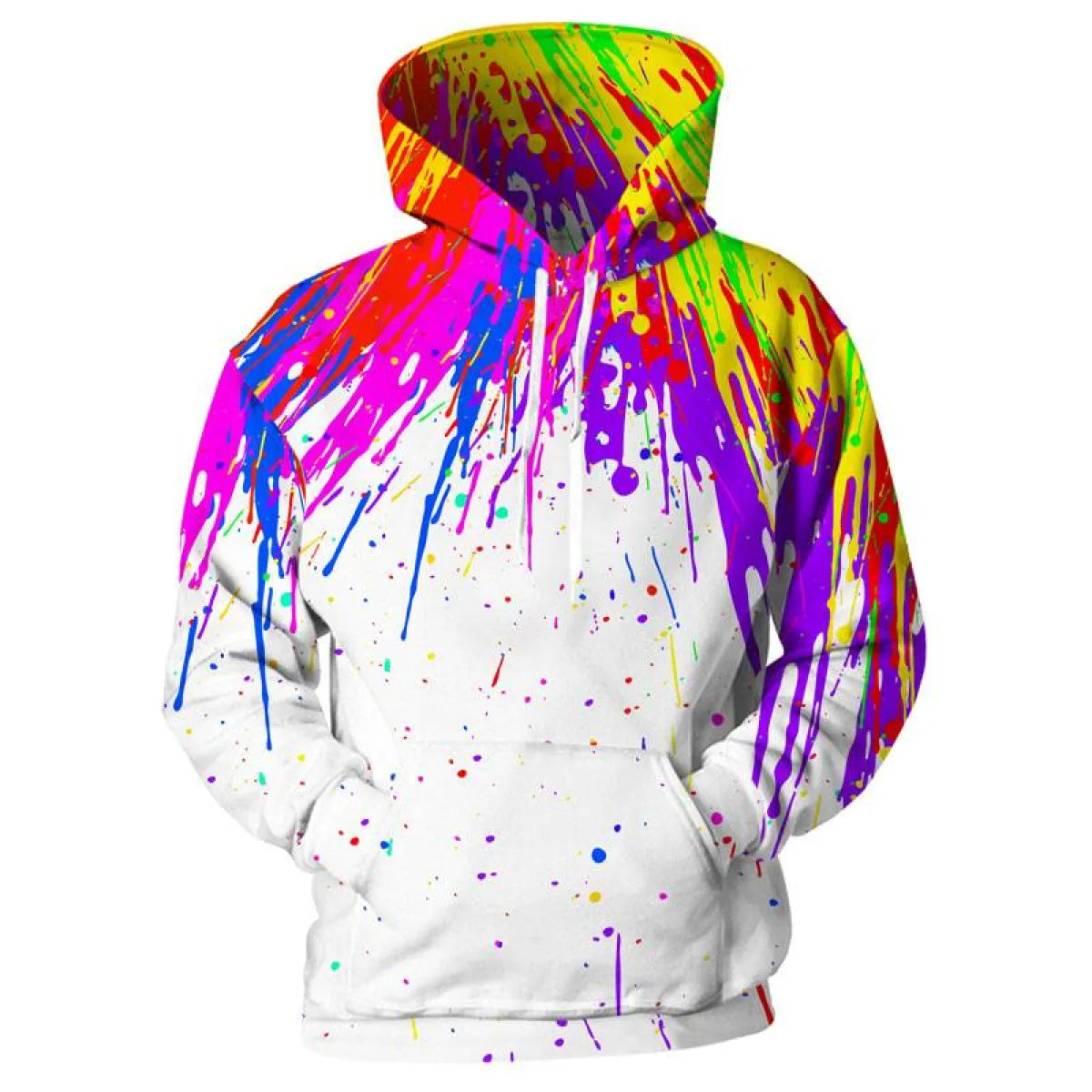3D Spray Paint Printed Hoodie