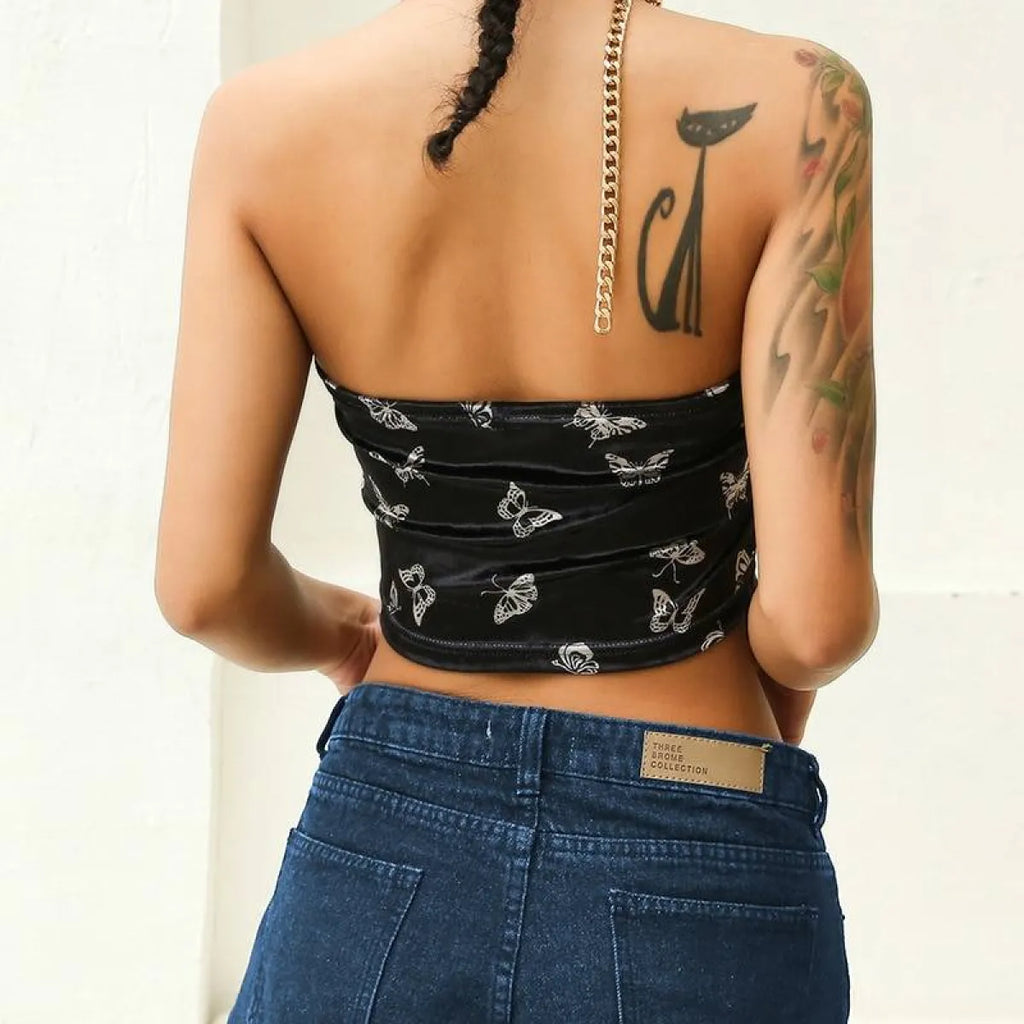 Butterfly Crop Top